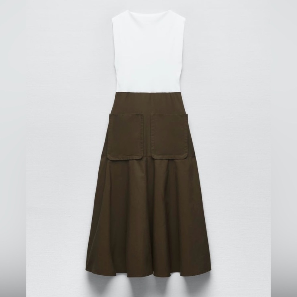 Zara combination dress